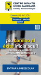 Mobile Screenshot of centroinfantilunionamericana.com